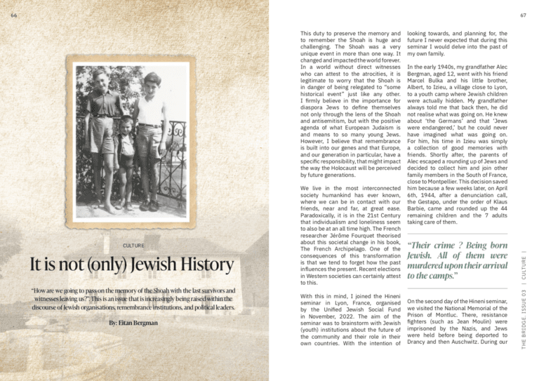 The Bridge Magazine III – Reflections