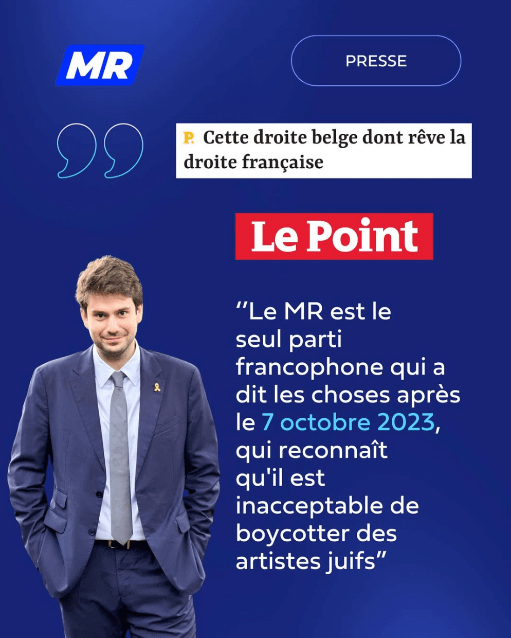 Le Point - The Belgian right-wing that the French right dreams of